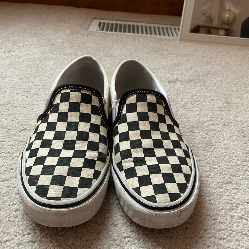 checkered vans